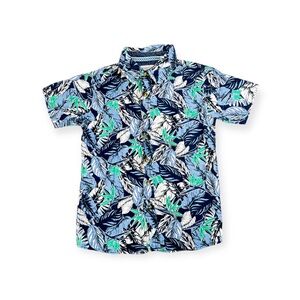 🔴 6/$25 SALE Boy’s Tropical Short Sleeve Hawaiian Shirt EUC Like New!